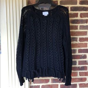 M. Patmos unique black knit sweater-Mint Condition